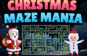 PLay Christmas Maze Mania now!