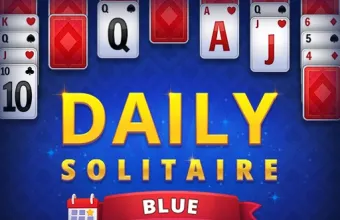 PLay Daily Solitaire Blue now!