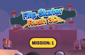PLay Flip Skater Rush 3D now!
