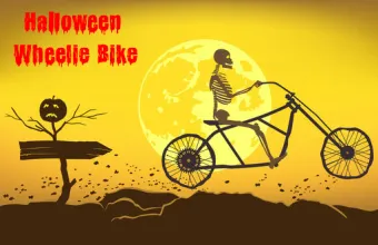 PLay Halloween Wheelie Bike now!