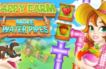 PLay Happy farm make water pipes now!