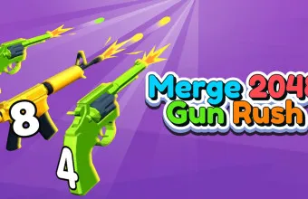 PLay Merge 2048 Gun Rush now!