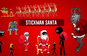 PLay Stickman Santa now!