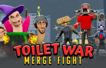 PLay Toilet War: Merge Skibidi now!