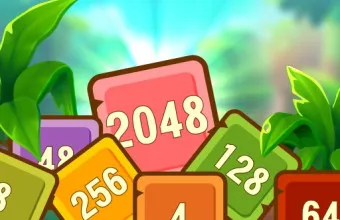 PLay Tropical Cubes 2048 now!