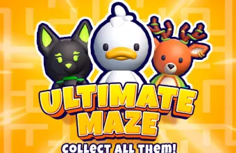 PLay Ultimate maze! Collect them all! now!
