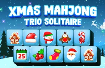 PLay Xmas Mahjong Trio Solitaire now!